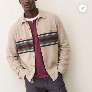 Marine Layer Pacifica Stretch Twill Overshirt Medium